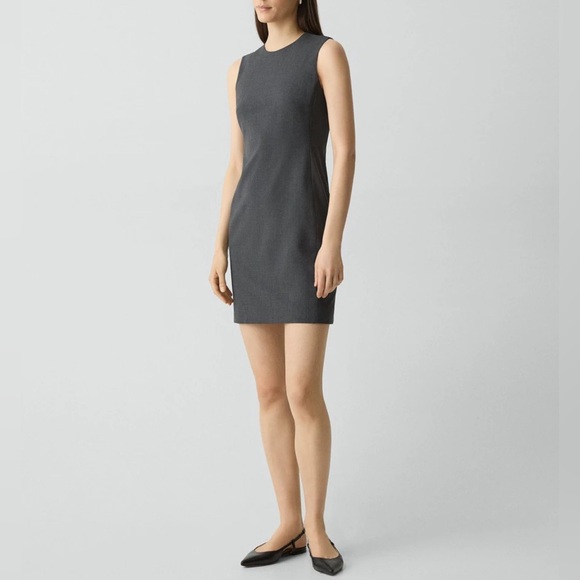 THEORY WOOL MINI DRESS